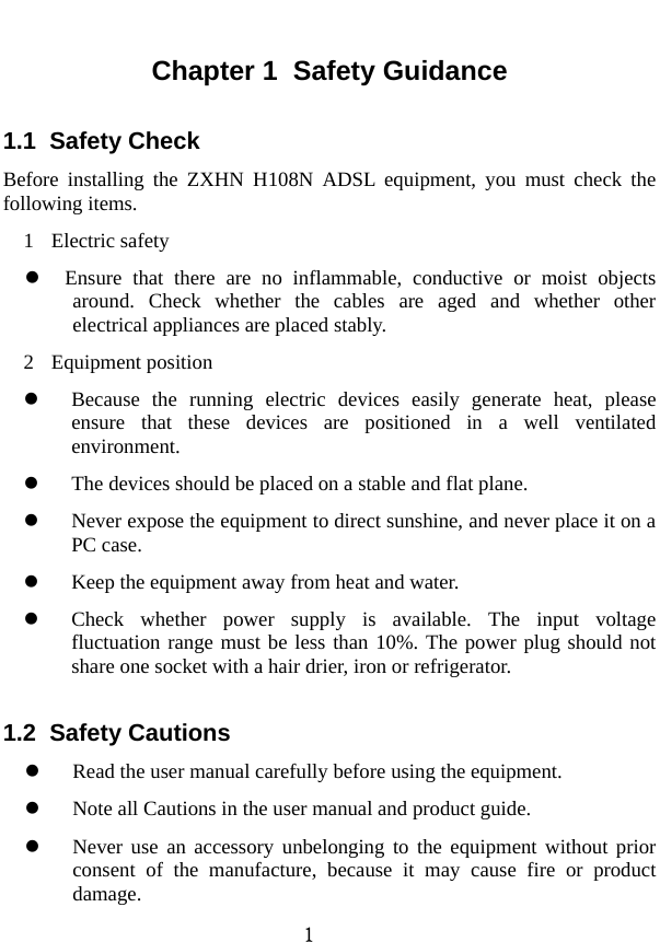 zxhn h108n manual